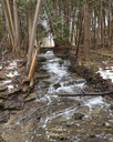 Cascades above Confederation Park Falls